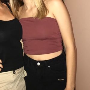Brandy Melville Plum Tube Top